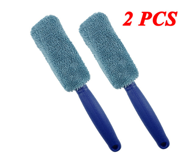 Microfiber Long Handle Car Wash Tire Brush