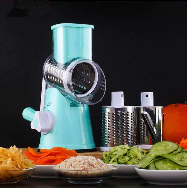 Round mandoline slicer.